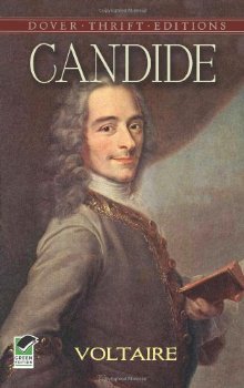 Candide by Voltaire.